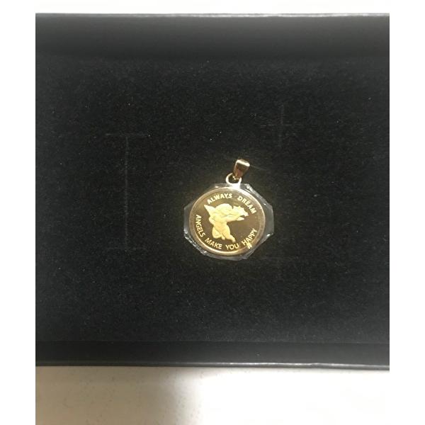 パンプ社限定品 純金エンジェル金貨1 25オンス K24 天使金貨 ツバル K18シンプル枠 ペンダントトップ レディース メンズ コイン 贈り物 K 1133 こねこネット 通販 Yahoo ショッピング