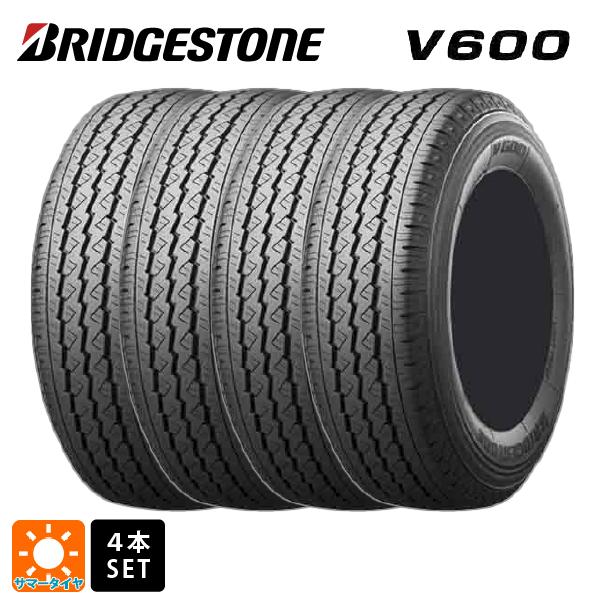 nori様送料込　ブリヂストン　V600　165R13LT　6PR　国産　4本 BRIDGESTONE（ブリヂストン） 送料無料 サマータイヤ 4本セット 165R13