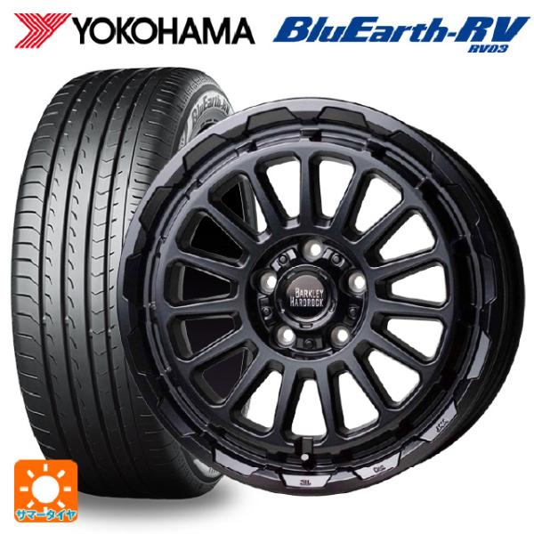 送料無料 サマータイヤホイール 4本セット 215/45R17 91W XL ヨコハマ ブルーアース RV03 ホットスタッフ バークレイハードロック