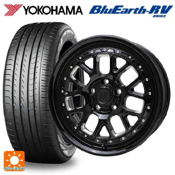送料無料 サマータイヤホイール 4本セット 215/45R17 91W XL ヨコハマ ブルーアース RV03 ホットスタッフ バークレイハードロック