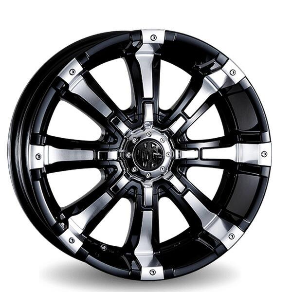 クリムソン MG ビースト ブラックポリッシュ 17×8 +25 6/139.7 新品 