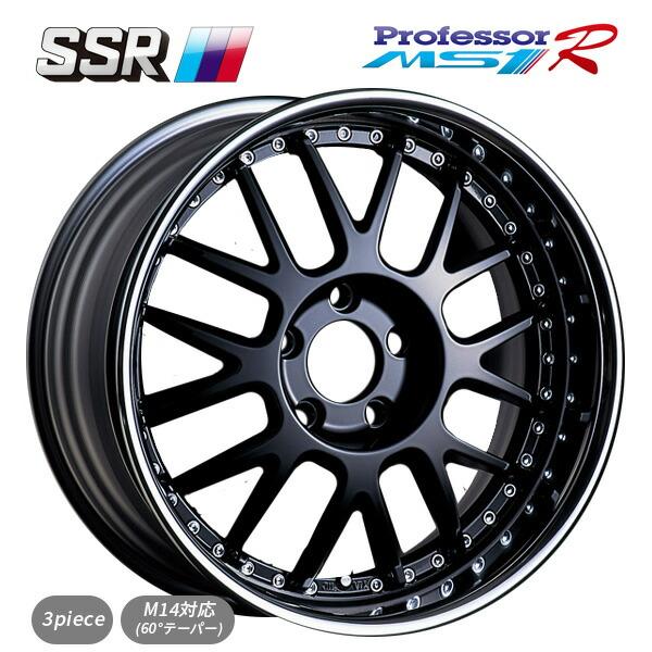 SSR タナベ プロフェッサー MS1R ブラック 17×10.5 5/114.3 新品  
