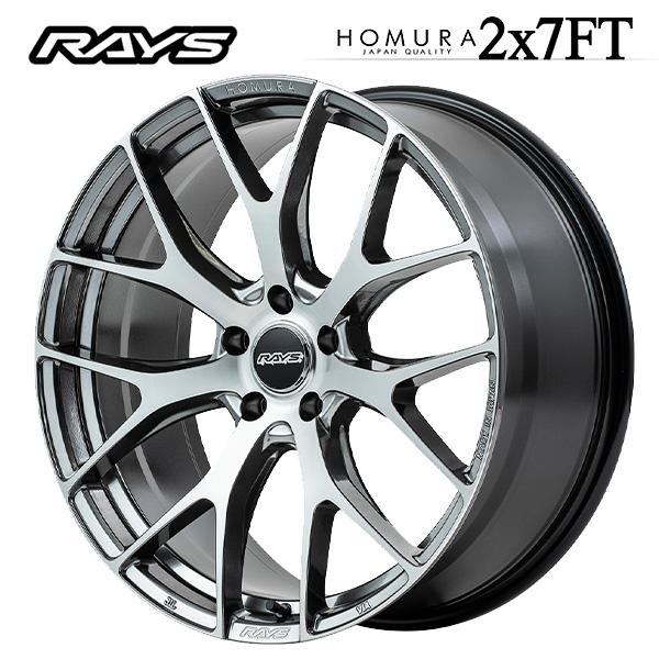 RAYS HOMURA 2×7FT 19インチ 8J+45 ホイールのみ 4本 RAYS 在庫有 レイズ ホムラ 2X7FT # QAJ 19×8 +45 5/120 72.6新品