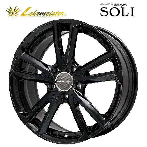 ユーロテック ガヤ ソリ（訳あり） グロスブラック 16×6.5 +45 5/108