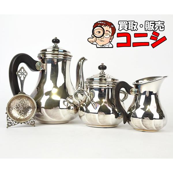 グランドセール Christofle クリストフル ティーポット シュガーポット