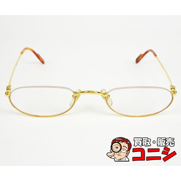 神戸の質屋 Cartier カルティエ メガネフレーム 眼鏡 Gp 金メッキ ゴールド アンダーリム 送料無料 H1178b H1178b 質ショップ コニシ 通販 Yahoo ショッピング