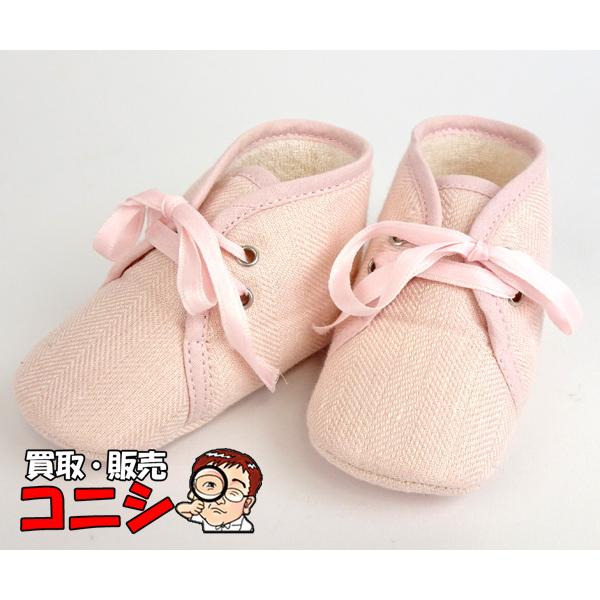 神戸の質屋】【HERMES/エルメス】ベビーシューズ 靴 ピンク ギフト 箱 
