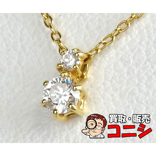 神戸の質屋】【AHKAH/アーカー】ネックレス ダイヤモンド K18 ゴールド