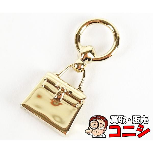 美品 エルメス HERMES ケリー ツイリーリング アクセサリー チャーム HERMES 【質コニシ】【HERMES/エルメス】ツイリーリング