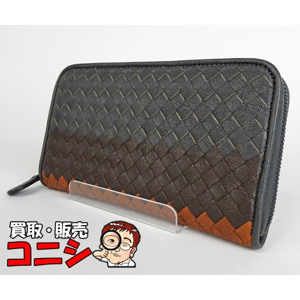 質コニシ】【BottegaVeneta/ボッテガヴェネタ】長財布 ラウンド