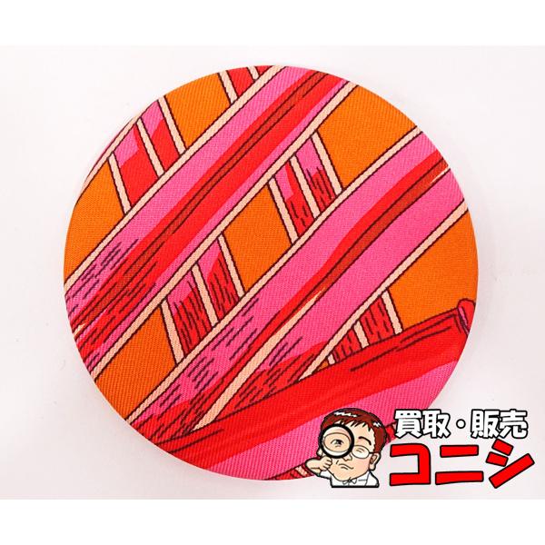 HERMES 【質コニシ】【HERMES/エルメス】ピンブローチ バッジ オレンジ 
