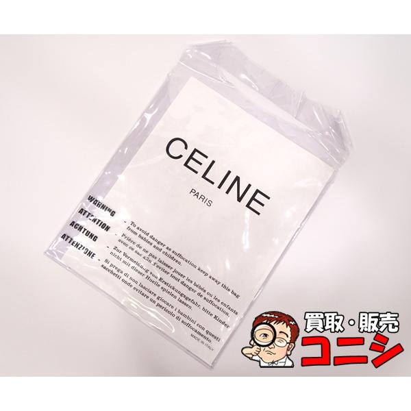 質コニシ】【CELINE/セリーヌ】ロゴ トートバッグ ビニール クリア 