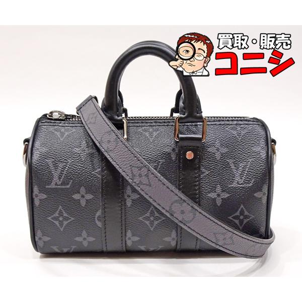 ルイ ヴィトン モノグラムエクリプス キーポル 45 バッグ　美品　箱付 ルイ ヴィトン モノグラムエクリプス キーポル 45 バッグ美品箱付