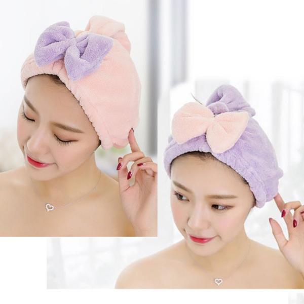 ヘアキャップ タオル 吸水 タオルキャップ ヘアドライタオル 速乾性 柔らかい ヘアターバン お風呂上り 2枚セット Buyee Servicio De Proxy Japones Buyee Compra En Japon