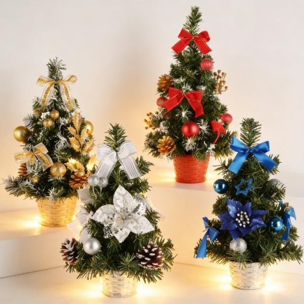 クリスマスツリー 40cm ミニクリスマスツリー ミニツリー 卓上ツリー 卓上 可愛い インテリア用品 玄関 飾りおしゃれ シンプル