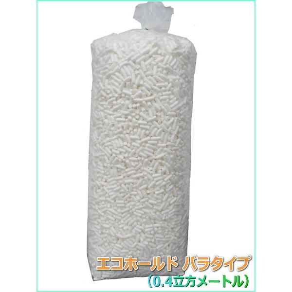 サイズ: 0.4立方メートル入 粒長約40mm  入数: 0.4立方メートル入 粒長約40mm  / 袋 ●主原料にコーンスターチ（ポリビニルアルコール配合）を使用●極細かい発泡により沈みにくく、梱包対象をしっかりと保持します●生分解性-微...