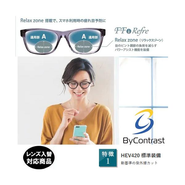 メーカー：イトーレンズレンズ名：FF iリフレ60 basic屈折率：1.60設計：内面FFi設計　コート：標準CSコート（撥水+ハードマルチコート）TRNコート（標準+耐傷）・SKY2コート（ブルーライトカット）UVプロテクト　HEV42...