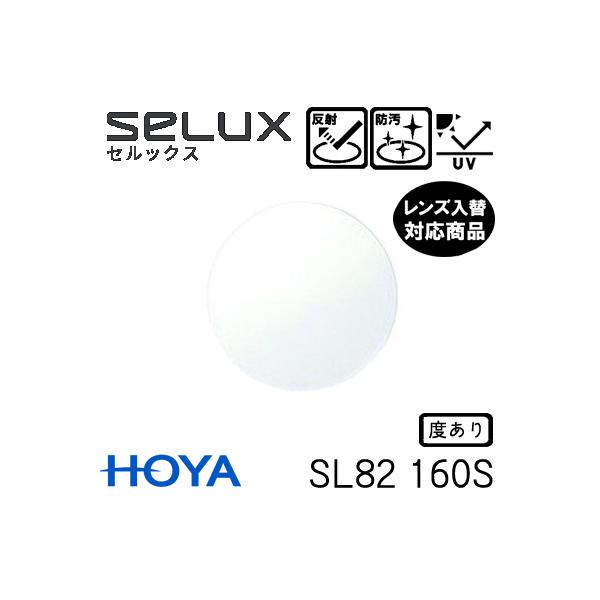 メーカー：HOYAレンズ：SL82VP　エスエル82屈折率：1.60設計：球面コート：VPコート（撥水コート・ハードマルチコート）UVカット：標準仕様オプション：ブルーライトカット、曇り止め、レイガードRay Guard 435（レイガード...