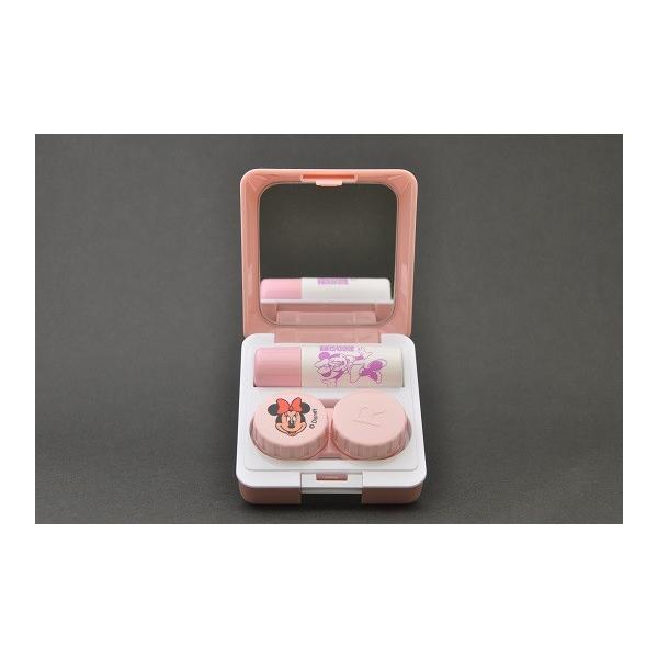 ミラーつきのケースに、ソフトレンズ用ケースが収まった、とってもお得なセット♪ちょっとした旅行にも便利です