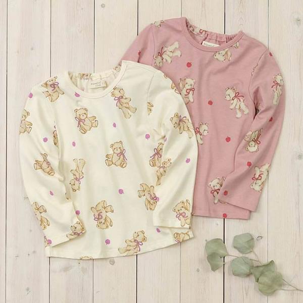 kimuratan キムラタン Biquette Club ビケットクラブ テディベア 長袖T  