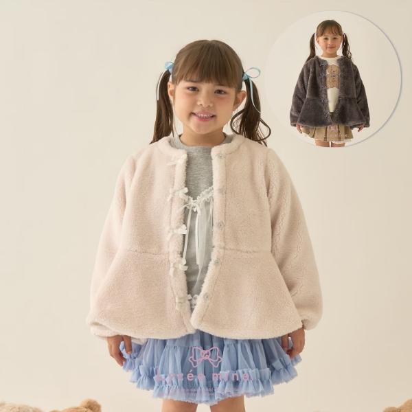 Lycee mine リセマイン バレエシリーズ ノーカラーペプラムブルゾン