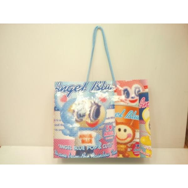 袋とラッピング エンジェルブルー ギフトラッピング プレゼント包装 約40×32×12cm