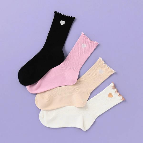 LOVETOXIC Lovetoxic ラブトキシック メローハート刺しゅうクルー