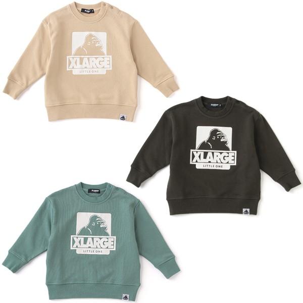 エクストララージキッズ Xlarge Kids 長袖ogゴリラトレーナー チャコール ベージュ ライトグリーン 80 90 100 110 1 130 140cm こにゃんこ Brand Kid S 通販 Yahoo ショッピング
