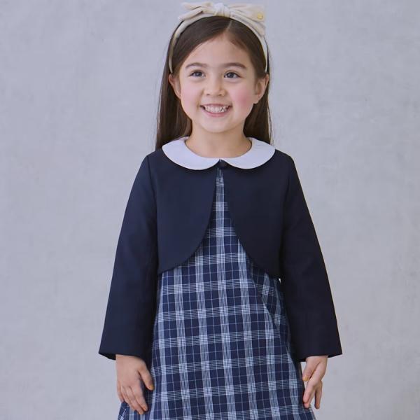 petit main プティマイン ノーカラーボレロ 90 100 110 120 130cm