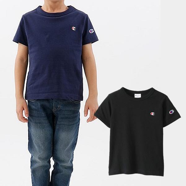 Champion チャンピオン Cマークワンポイント半袖Tシャツ 100 110 120  
