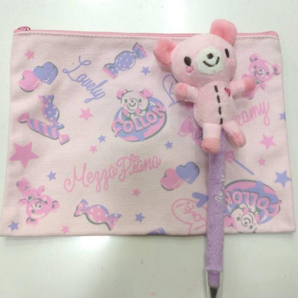 メゾピアノ　コロンちゃん mezzo piano メゾピアノ ノベルティ 非売品 コロンちゃんペンポーチ