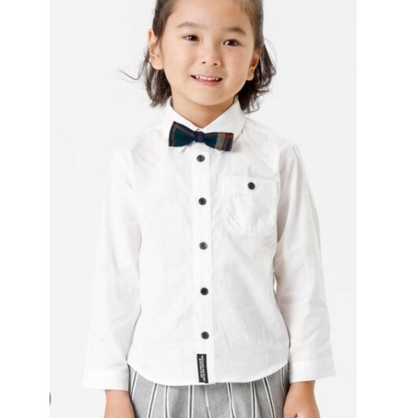 F.O.KIDS エフオーキッズ タイ付きシャツ 長袖 80 90 95 100 110 120  