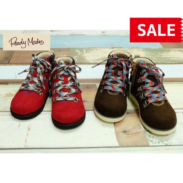 �ySALE�z�y40��OFF�zREADY MADES �^ ���f�B���C�h �q�����@�L�b�Y�u�[�c�@MOUNTAIN BOOTS �}�E���e���u�[�c �@�j�̎q�����̎q  FW