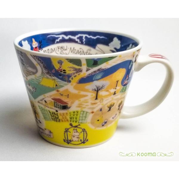 日本製 山加商店 YAMAKA ムーミン MOOMIN スープマグ 約400ml MM322-36 マップ 子供食器 ムーミンシリーズ 御祝 贈答品 内祝 ギフト