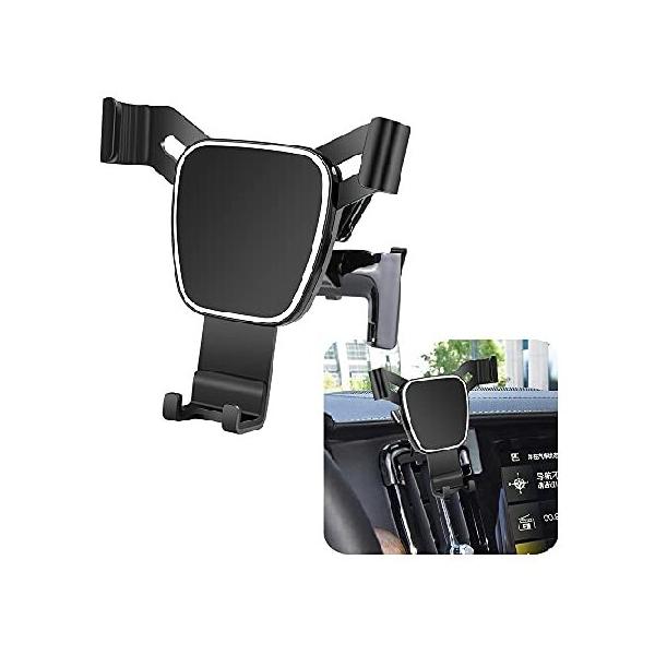 LUNQIN 自動車用携帯電話ホルダー Volvo S90 2017-2020用 自動車アクセサリー ナビゲーションブラケット インテリア装飾 携帯電話マウント