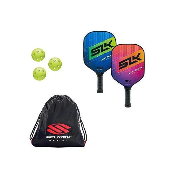 Selkirk SLK Latitude ピックルボールバンドル - パドル2個 Selkirk SLK Latitude ピックルボールバンドル - パドル2個
