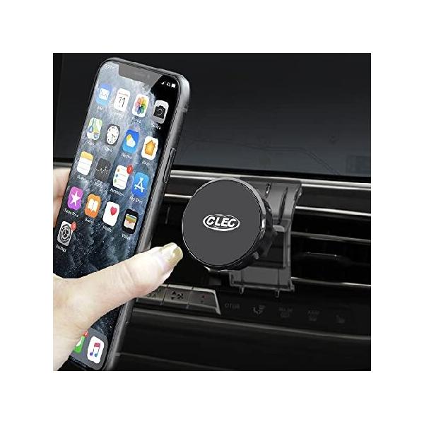 BEERTE 車用携帯電話ホルダー BMW X5/X6 2019-2023 X7 2019-2022に対応 強力な磁気電話マウント 360度回転可能 調節可能 