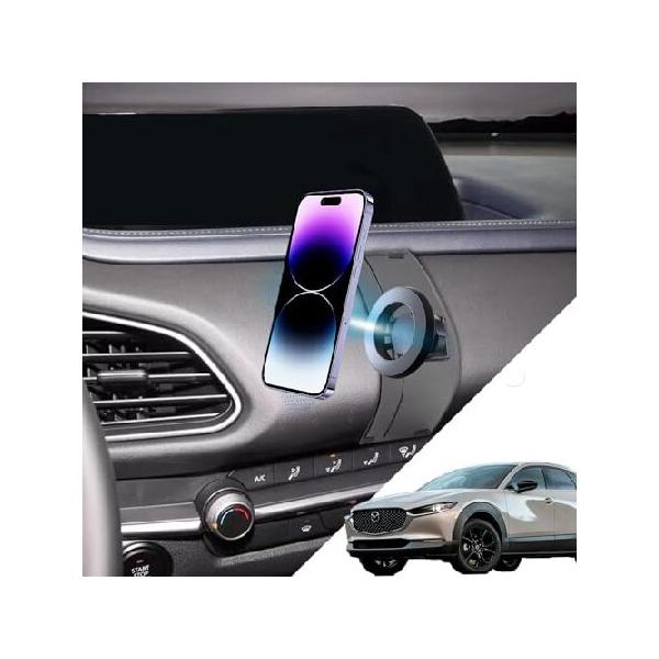oricarmes マツダ CX30 電話マウント cx-30マウント MagSafe用 磁気電話ホルダー 2024 マツダ Cx30 アクセサリー Cx30 