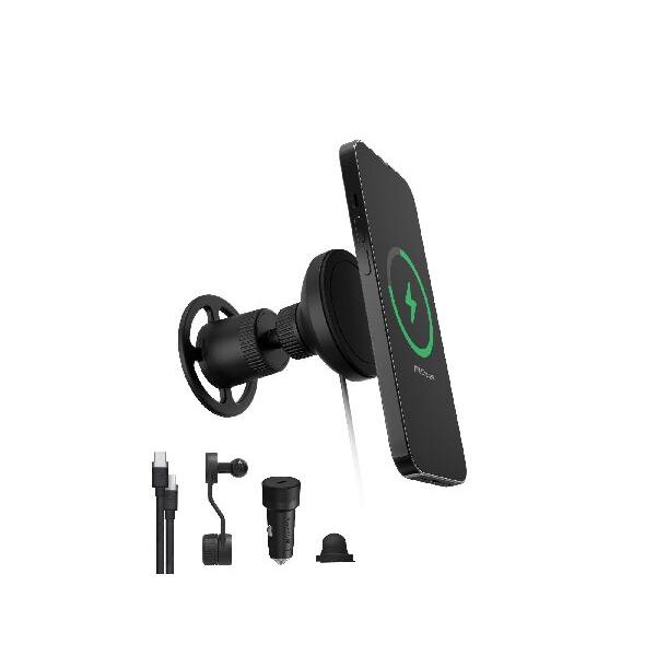 mophie Qi2 snap+ Magnetic Wireless Charging Vent Mount