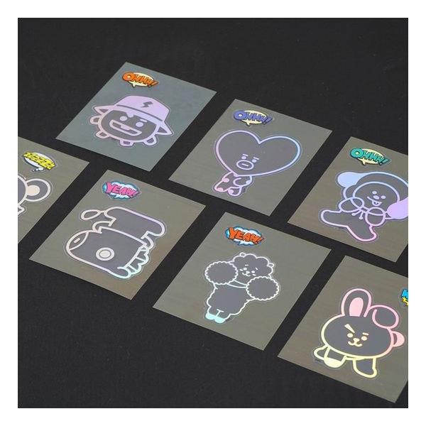 【韓国文具】BT21　シャイニー　ステッカー [防弾少年団][シール][公式][かわいい]
