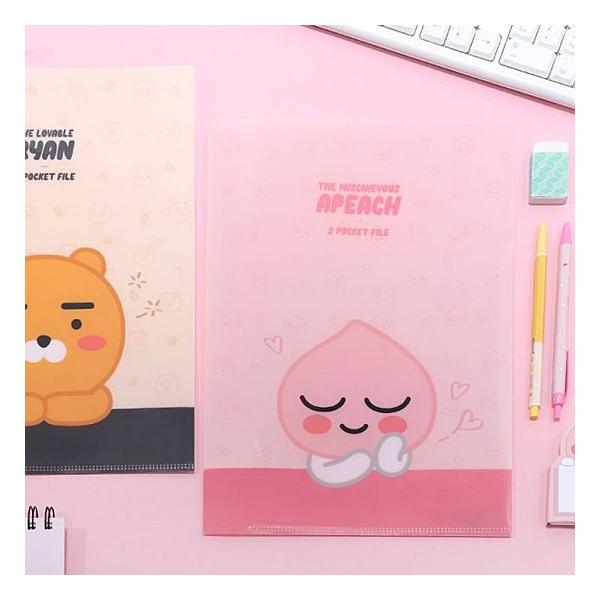 カカオフレンズ 2ポケット ファイル 韓国文具 文房具 Kakao Friends かわいい 公式 フォルダ Q092 韓国情報広場ヤフー店 通販 Yahoo ショッピング