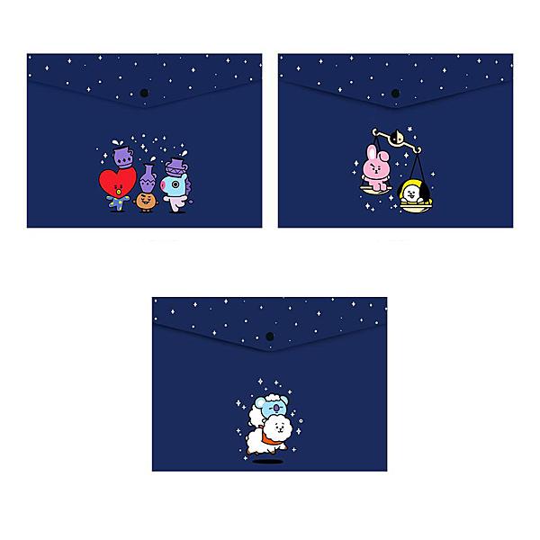 BT21　PP　ファイル　ポケット UNIVERSTAR  [韓国][文具][文房具][防弾少年団][BTS][かわいい][公式]