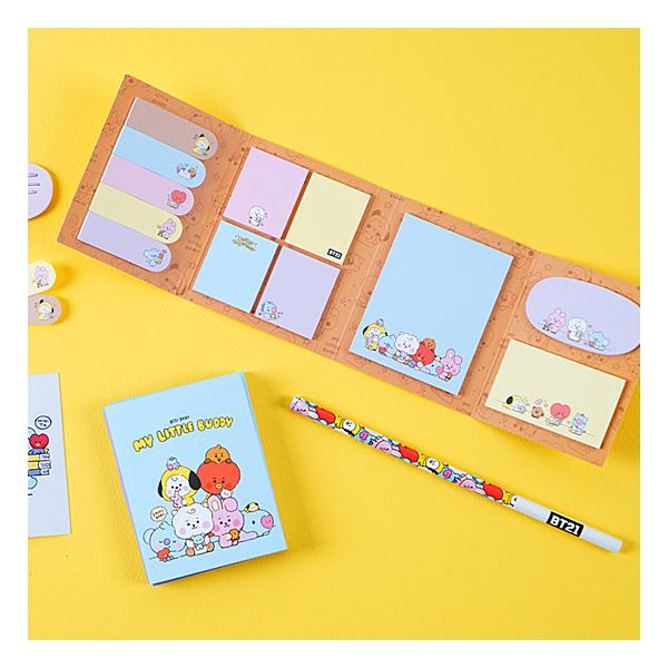 BT21 MY LITTLE BUDDY 4段 付箋 [韓国][文具][文房具][ポストイット