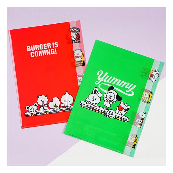BT21　5ポケット　インデックスファイル [韓国][文具][文房具][防弾少年団][BTS][かわいい][公式]