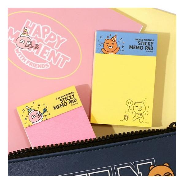 カカオフレンズ　ハッピーモーメント　長四角　付箋 [韓国文具][文房具][kakao friends][かわいい][公式]
