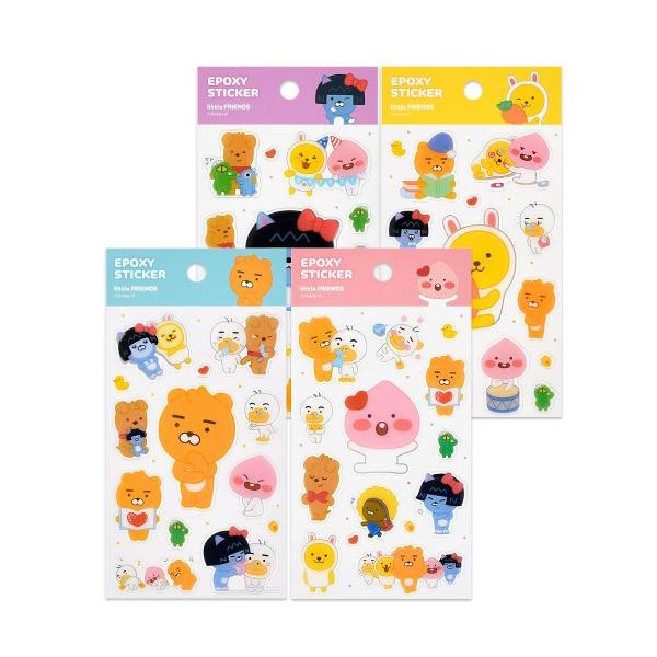 カカオフレンズ リトルフレンズ エポキシ ステッカー [韓国][文具