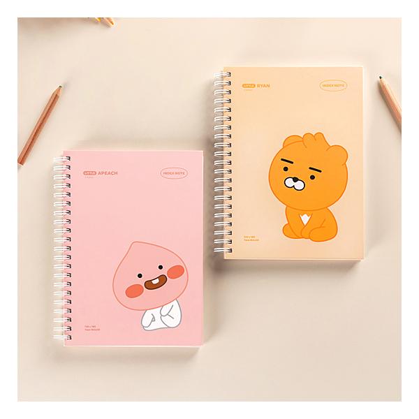 カカオフレンズ スタンダード インデックス スプリング ノート kakao