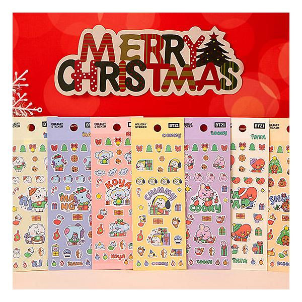 BT21 ホリデー ステッカー クリスマス BTS 防弾少年団 公式