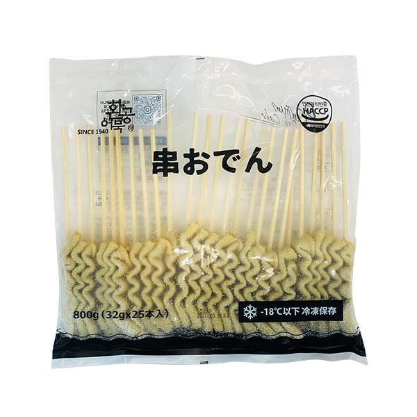トッポキや大根入りのおでん鍋用として利用してください。韓国料理には欠かせない食材です。さまざまな形のおでんが入っているので、料理の具材として使い道いろいろ！【釜山ファンゴン　串おでん】・原材料名：魚すり身(太刀魚、スケソウダラ、石鯛、イワシ...