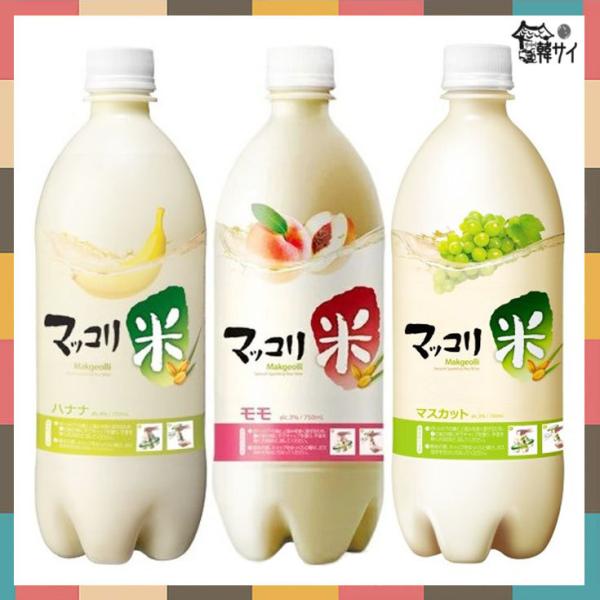 ※お買い得※　◆麹醇堂 米マッコリ　3種セット◆ バナナ・モモ・クリームチーズ！三つの味比べ！★炭酸と濁酒の絶妙な調和★飲み心地の良い★麹醇堂 米マッコリ バナナ味　750ml麹醇堂 米マッコリ 桃味　750ml麹醇堂 米マッコリ マスカッ...